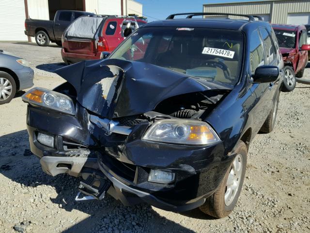 2HNYD18226H549992 - 2006 ACURA MDX BLACK photo 2