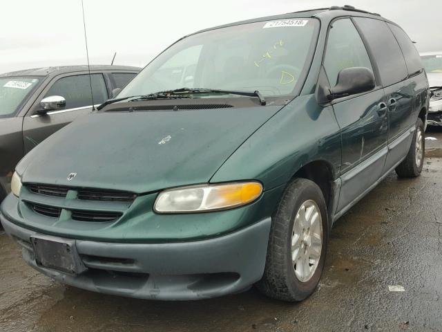 1B4GP54L9VB418934 - 1997 DODGE GRAND CARA GREEN photo 2