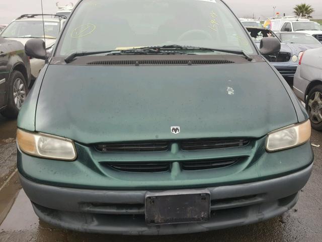 1B4GP54L9VB418934 - 1997 DODGE GRAND CARA GREEN photo 9