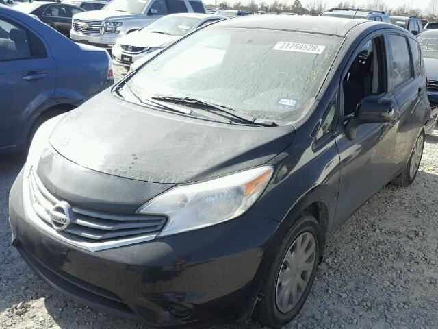 3N1CE2CP7EL423240 - 2014 NISSAN VERSA NOTE BLACK photo 2