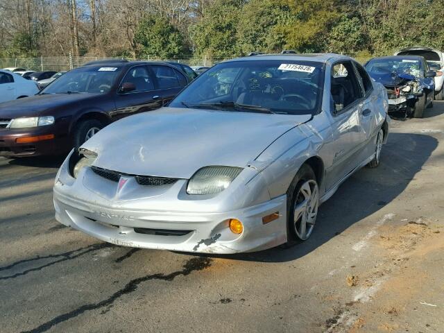 1G2JB12F927444837 - 2002 PONTIAC SUNFIRE SE SILVER photo 2