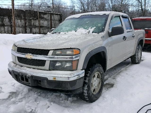 1GCDT13E678193479 - 2007 CHEVROLET COLORADO SILVER photo 2