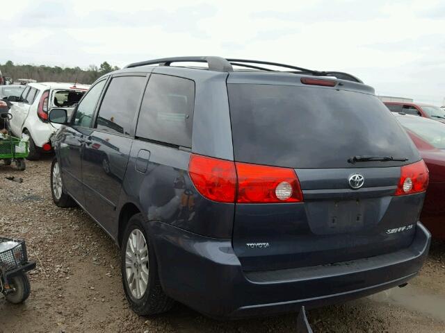 5TDYK4CC0AS321352 - 2010 TOYOTA SIENNA XLE BLUE photo 3