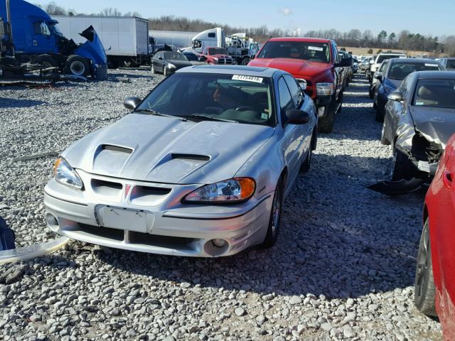 1G2NW52E42M670872 - 2002 PONTIAC GRAND AM G SILVER photo 2