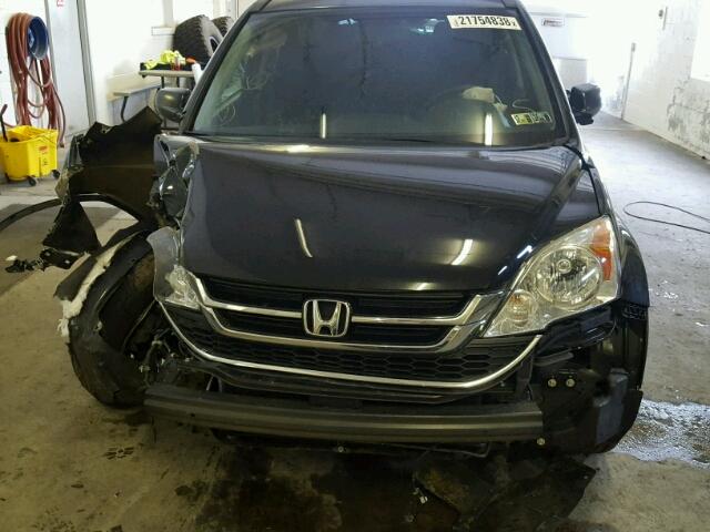 5J6RE4H51BL109692 - 2011 HONDA CR-V EX BLACK photo 9