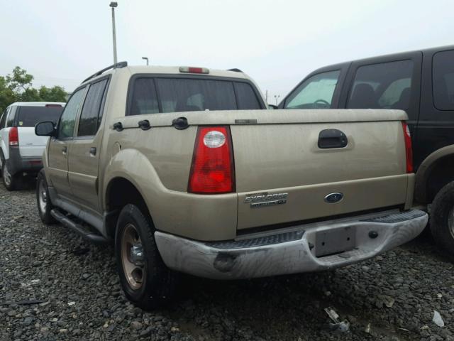 1FMZU67E03UC70256 - 2003 FORD EXPLORER S GOLD photo 3