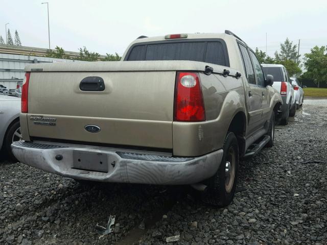 1FMZU67E03UC70256 - 2003 FORD EXPLORER S GOLD photo 4