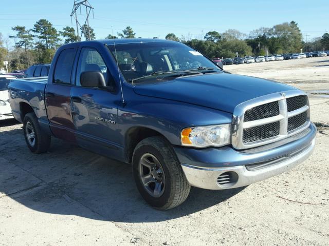 1D7HA18NX5J564834 - 2005 DODGE RAM 1500 S BLUE photo 1