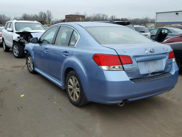 4S3BMBC62B3257106 - 2011 SUBARU LEGACY 2.5 BLUE photo 3