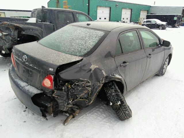 2T1BU40E69C185688 - 2009 TOYOTA COROLLA BA CHARCOAL photo 4