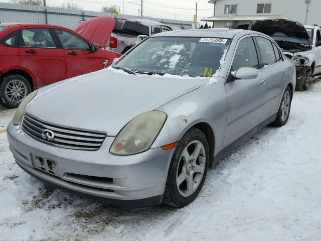 JNKCV51E73M318327 - 2003 INFINITI G35 SILVER photo 2