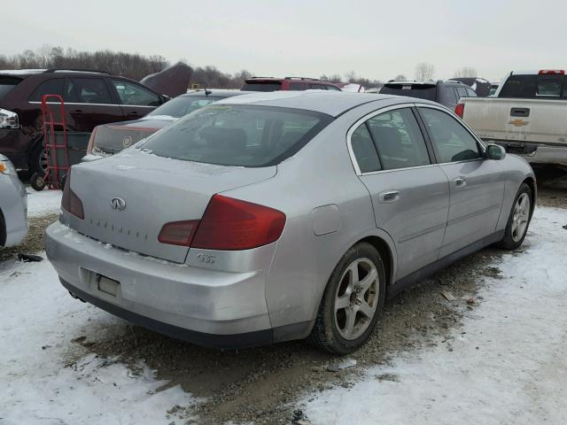 JNKCV51E73M318327 - 2003 INFINITI G35 SILVER photo 4