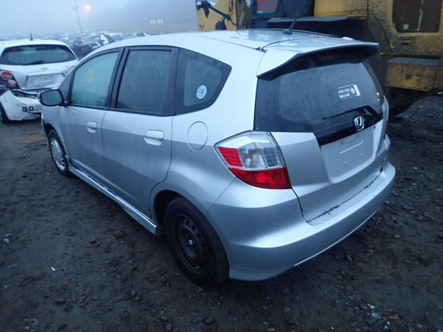 JHMGE8H56CC011780 - 2012 HONDA FIT SPORT SILVER photo 3