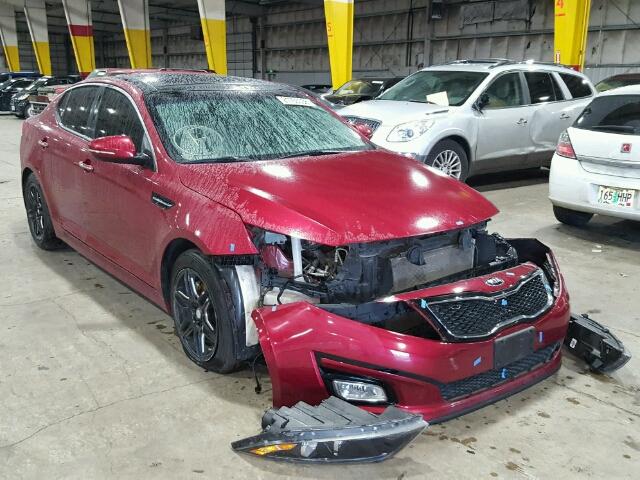 5XXGN4A77EG302944 - 2014 KIA OPTIMA EX RED photo 1