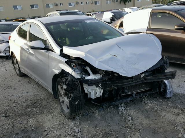 KMHDH4AE5DU842354 - 2013 HYUNDAI ELANTRA GL SILVER photo 1