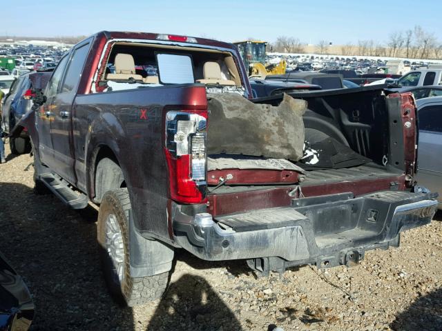 1FT7W2BTXHEB39597 - 2017 FORD F250 SUPER MAROON photo 3