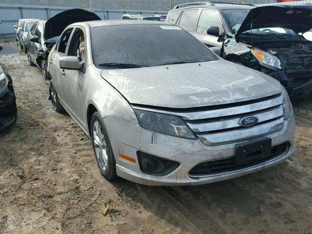 3FAHP0HA4CR184297 - 2012 FORD FUSION SE SILVER photo 1