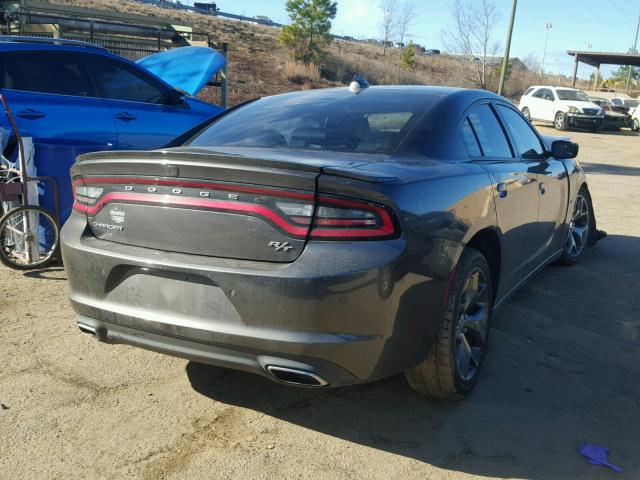 2C3CDXCT0FH915553 - 2015 DODGE CHARGER R/ GRAY photo 4