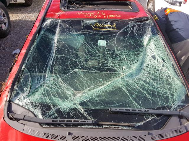 2HGFG12848H553810 - 2008 HONDA CIVIC EX 红色 照片 10