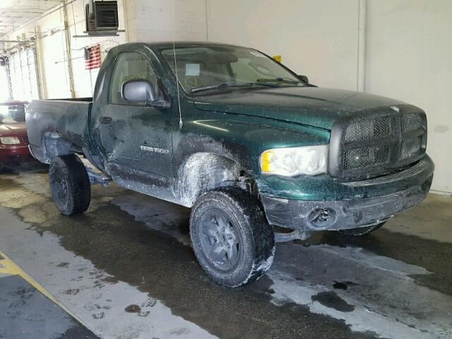 1D7HU16N13J621557 - 2003 DODGE RAM 1500 S GREEN photo 1