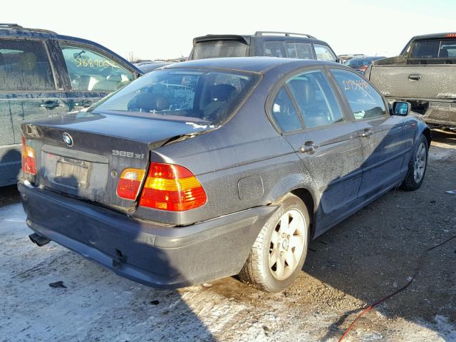 WBAEU33492PF69675 - 2002 BMW 325 XI GRAY photo 4