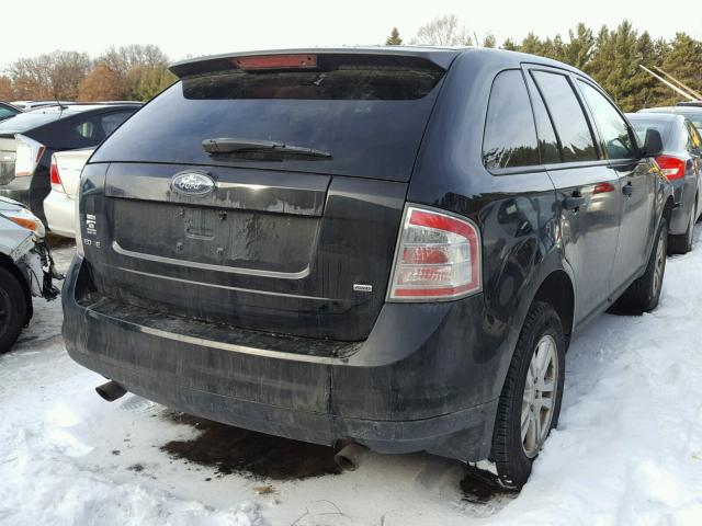 2FMDK46C47BB10462 - 2007 FORD EDGE SE BLACK photo 4