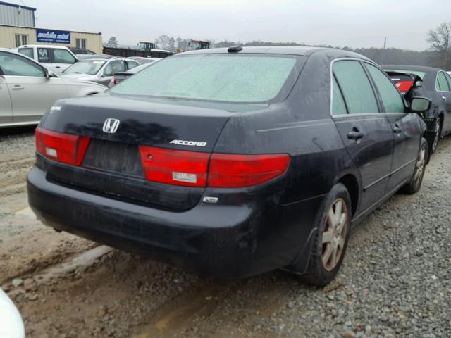 1HGCM66545A079599 - 2005 HONDA ACCORD EX BLACK photo 4