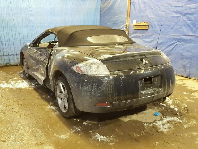 4A3AL35T37E008457 - 2007 MITSUBISHI ECLIPSE SP BLUE photo 3