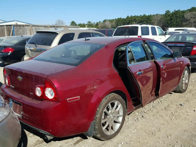 1G1ZK57718F258482 - 2008 CHEVROLET MALIBU LTZ 勃艮第红 照片 4