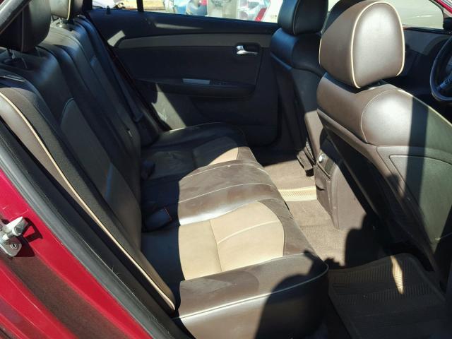 1G1ZK57718F258482 - 2008 CHEVROLET MALIBU LTZ 勃艮第红 照片 6
