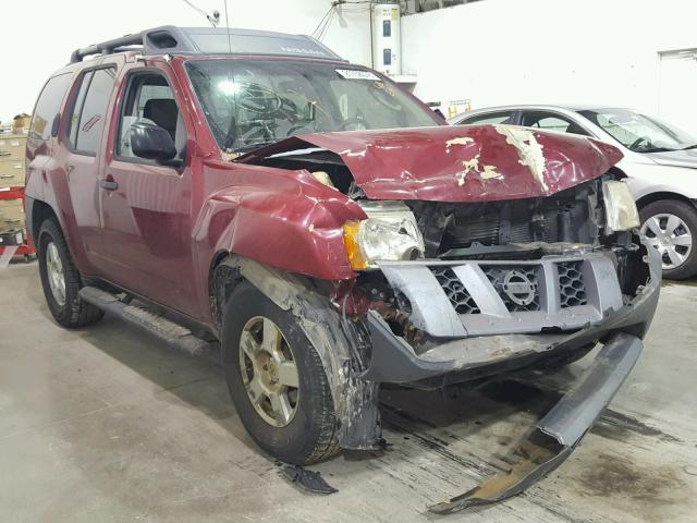 5N1AN08U17C505661 - 2007 NISSAN XTERRA OFF RED photo 1