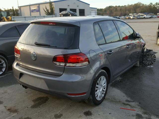 WVWDB7AJ3EW010683 - 2014 VOLKSWAGEN GOLF GRAY photo 4