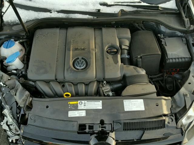 WVWDB7AJ3EW010683 - 2014 VOLKSWAGEN GOLF GRAY photo 7