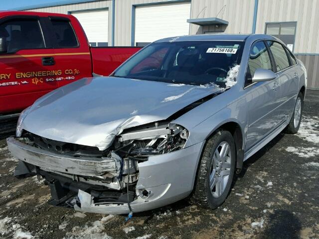 2G1WB5EK9B1298530 - 2011 CHEVROLET IMPALA LT SILVER photo 2