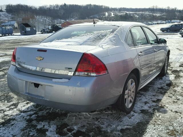 2G1WB5EK9B1298530 - 2011 CHEVROLET IMPALA LT SILVER photo 4