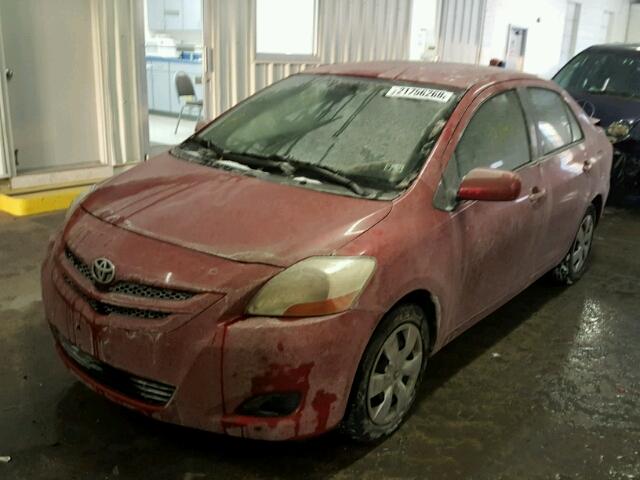 JTDBT903571088689 - 2007 TOYOTA YARIS MAROON photo 2