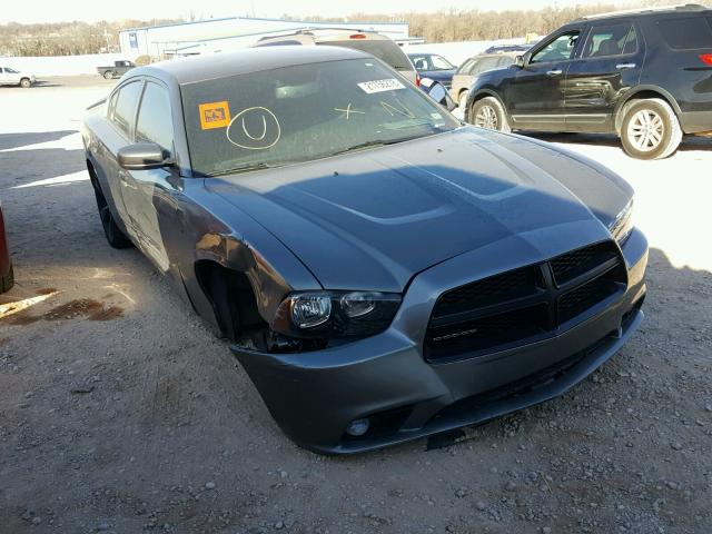 2C3CDXHG6CH149125 - 2012 DODGE CHARGER SX GRAY photo 1