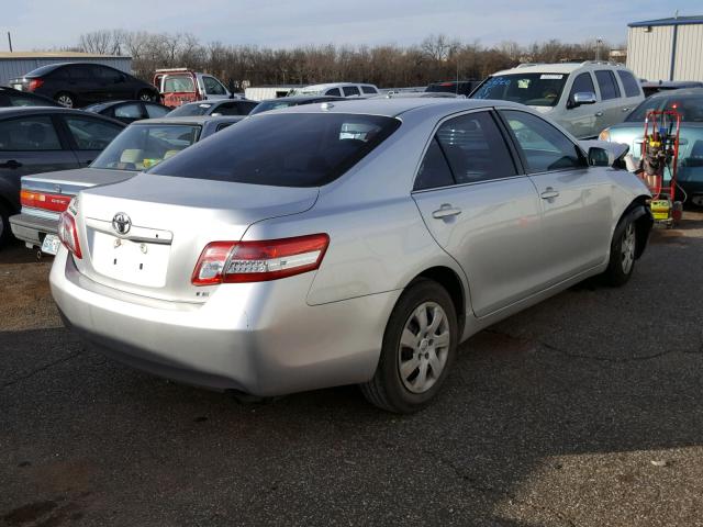 4T1BF3EK9BU603779 - 2011 TOYOTA CAMRY BASE SILVER photo 4