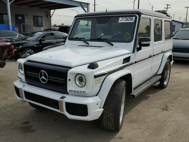 WDCYR49E57X168596 - 2007 MERCEDES-BENZ G 500 WHITE photo 2