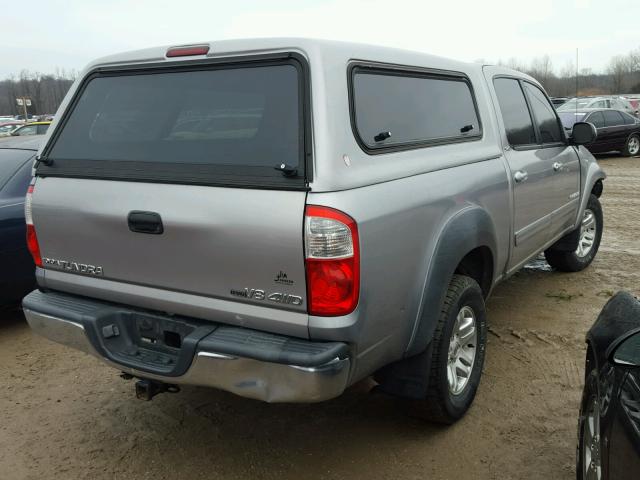 5TBDT44124S464924 - 2004 TOYOTA TUNDRA DOU SILVER photo 4