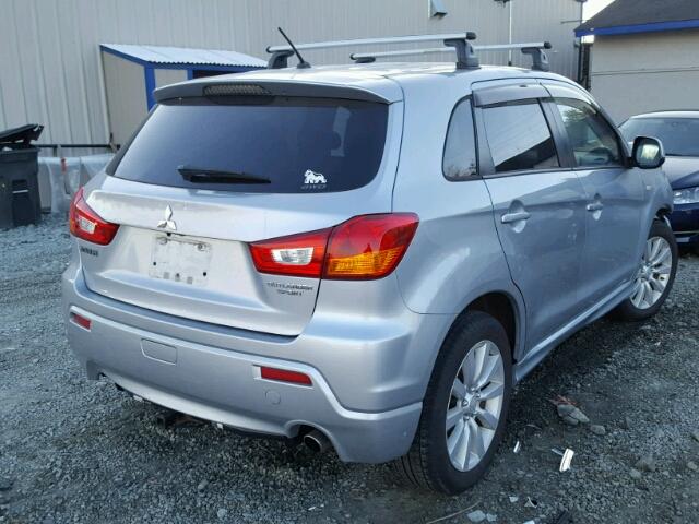 JA4AR4AU3BZ009979 - 2011 MITSUBISHI OUTLANDER SILVER photo 4