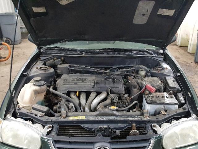 2T1BR12E11C484572 - 2001 TOYOTA COROLLA GREEN photo 7