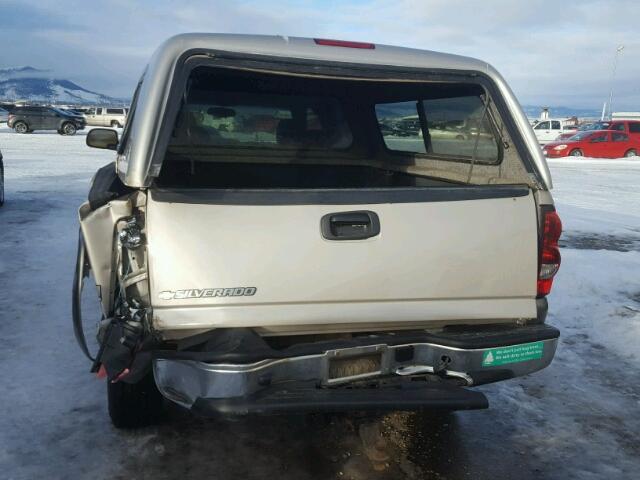 1GCEK19B16Z184833 - 2006 CHEVROLET SILVERADO SILVER photo 9