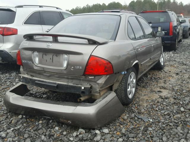 3N1CB51D04L478033 - 2004 NISSAN SENTRA 1.8 GRAY photo 4