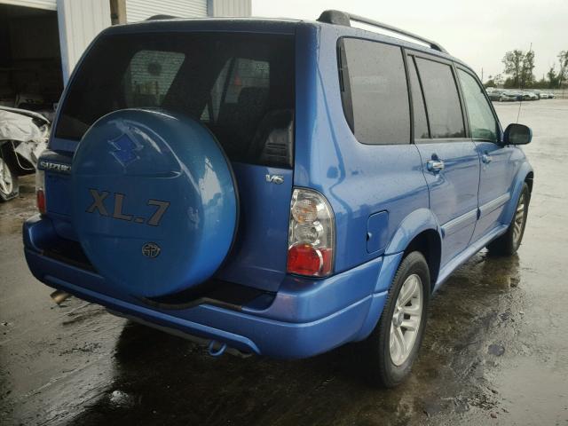 JS3TY92V854101131 - 2005 SUZUKI XL7 EX BLUE photo 4