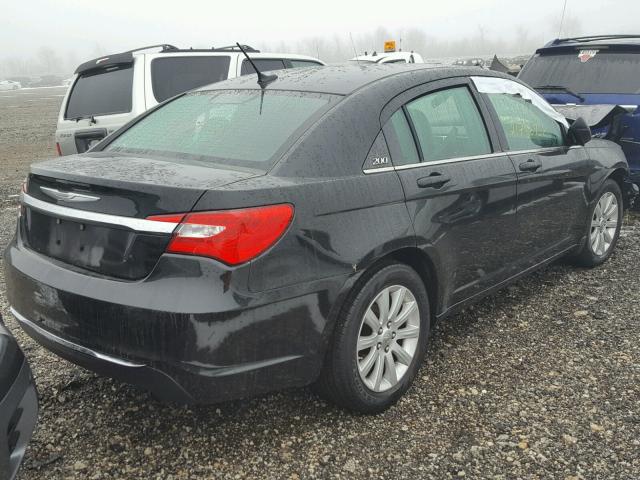 1C3CCBBB2CN160665 - 2012 CHRYSLER 200 TOURIN BLACK photo 4