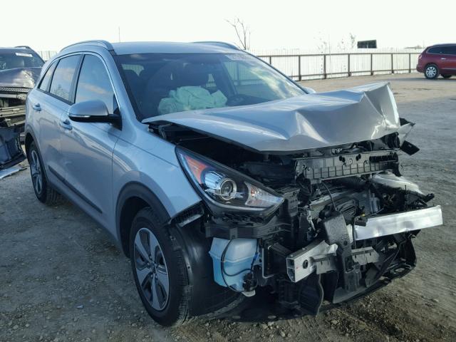 KNDCC3LC3H5079948 - 2017 KIA NIRO EX SILVER photo 1