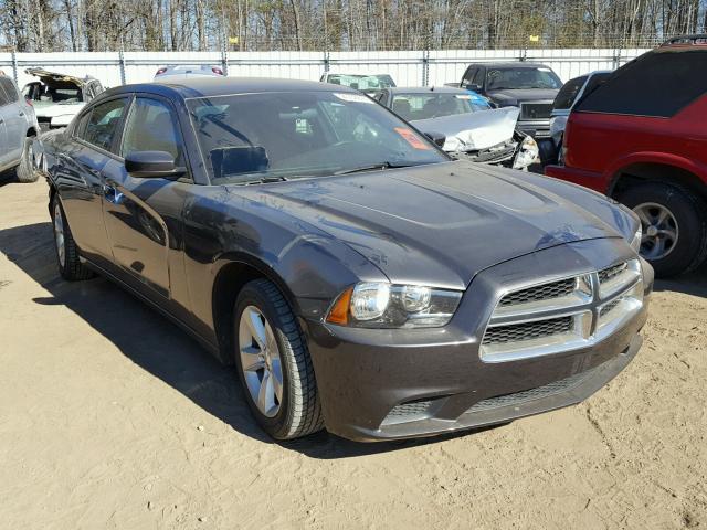 2C3CDXBG6EH268000 - 2014 DODGE CHARGER SE GRAY photo 1