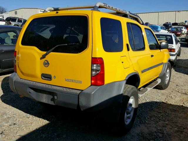 5N1ED28Y73C648787 - 2003 NISSAN XTERRA XE YELLOW photo 4