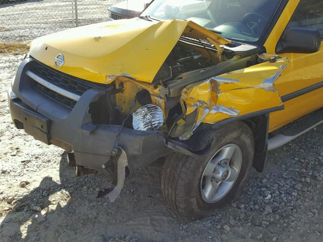 5N1ED28Y73C648787 - 2003 NISSAN XTERRA XE YELLOW photo 9